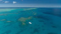 Our vessel on the Great Barrier Reef