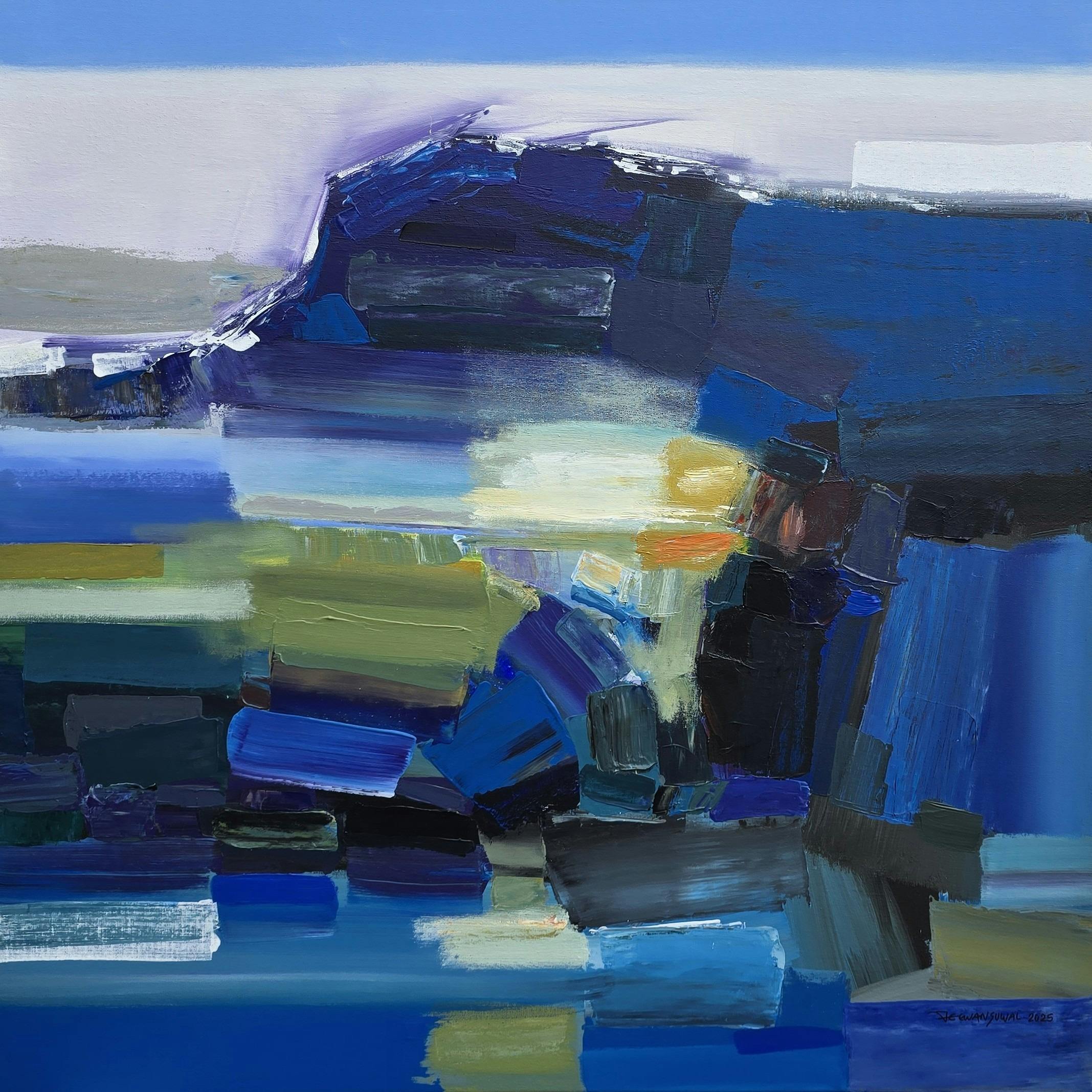 Shivery  Mount Wellington - 2026 - Jeewan Suwal - 2025 - acrylic on canvas