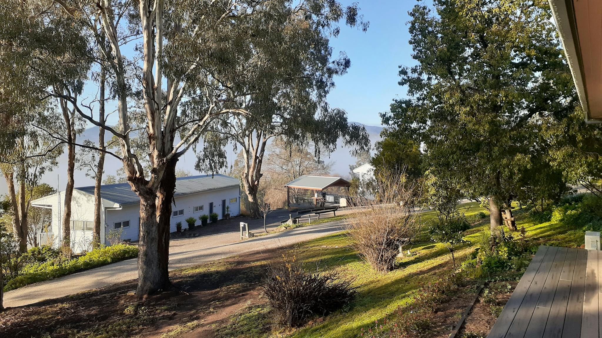 View from the dining room verandah