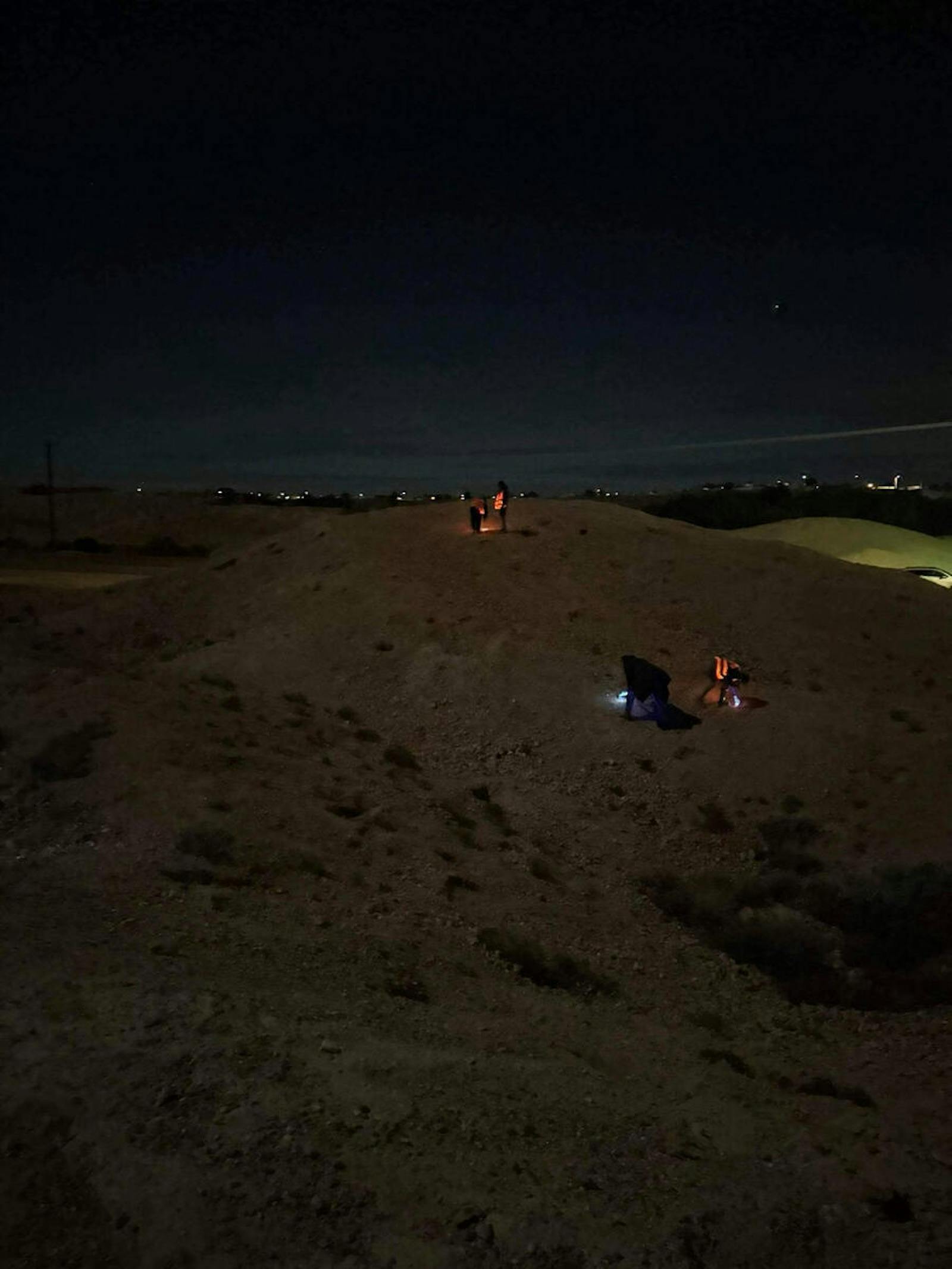 Opal Hunting At Night