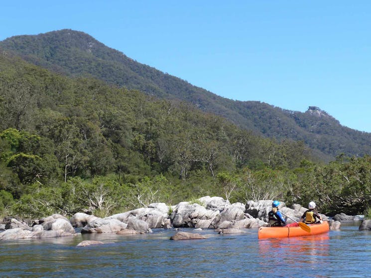 Canoeing, Nymboida National Park. Photo: D Parkin