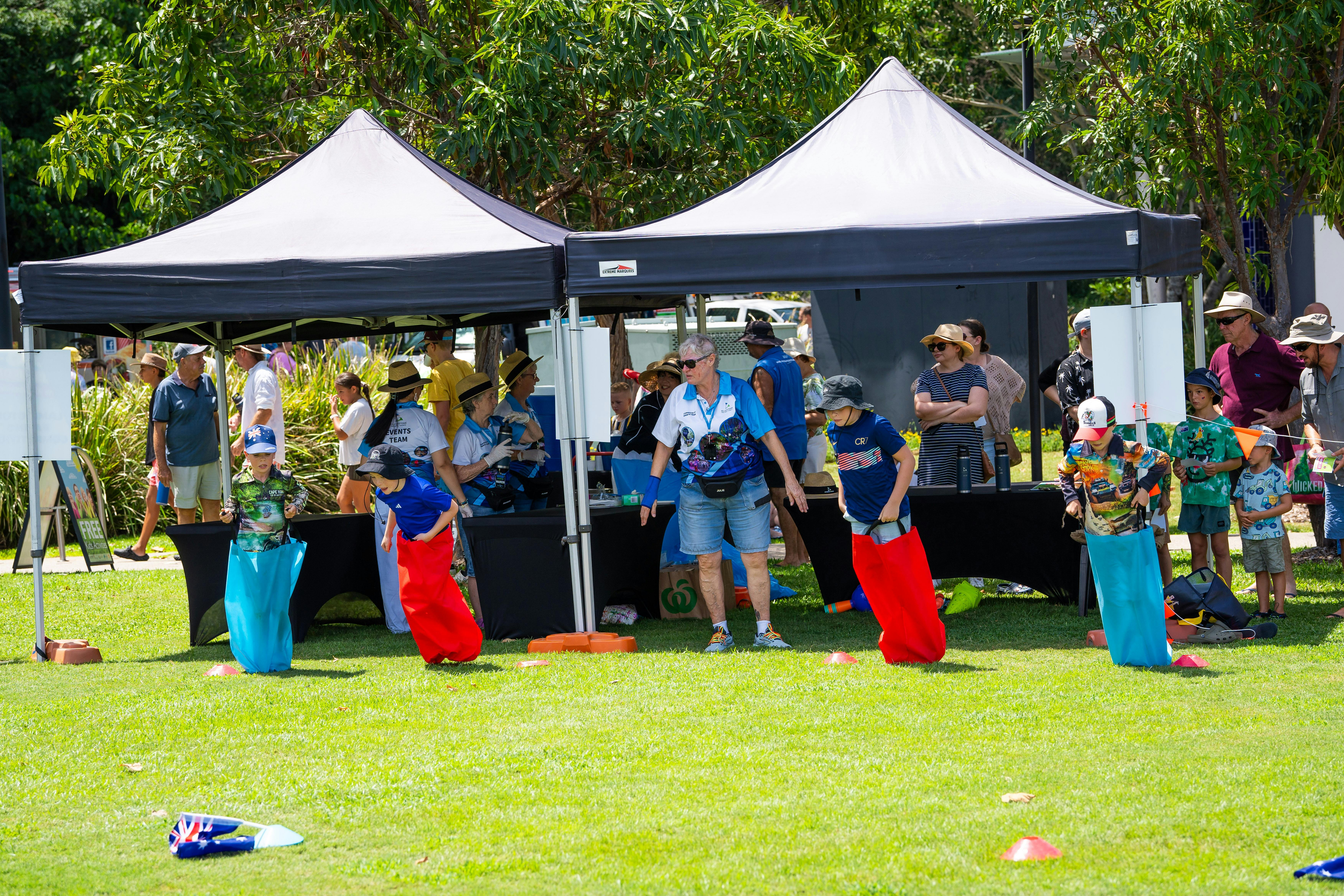 Annual Sack Race Fun