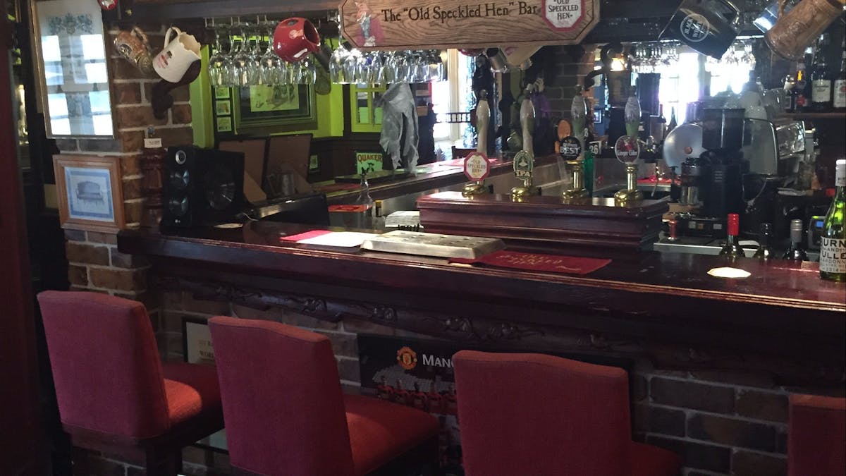 old speckled hen, ipa, london pride, foxy lady ginger cider