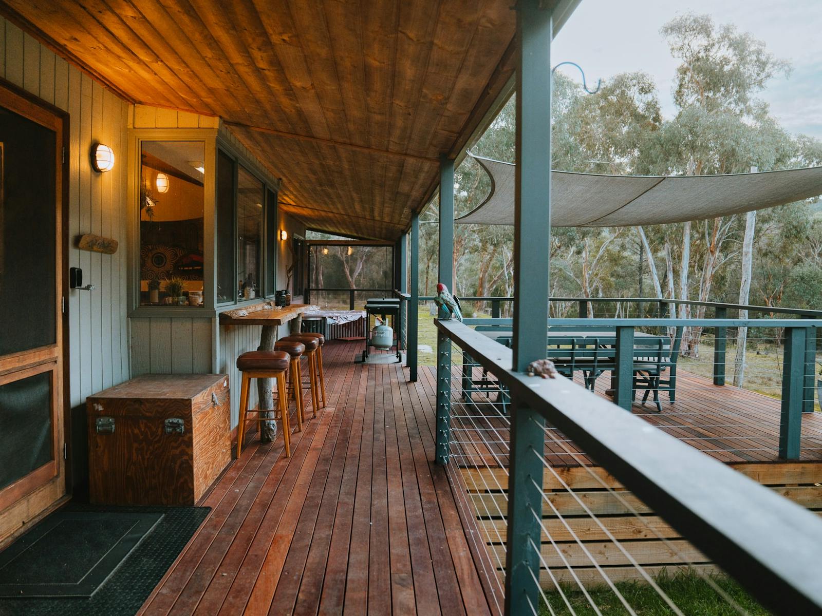 decking overlooking Reedy Creek Eldorado
