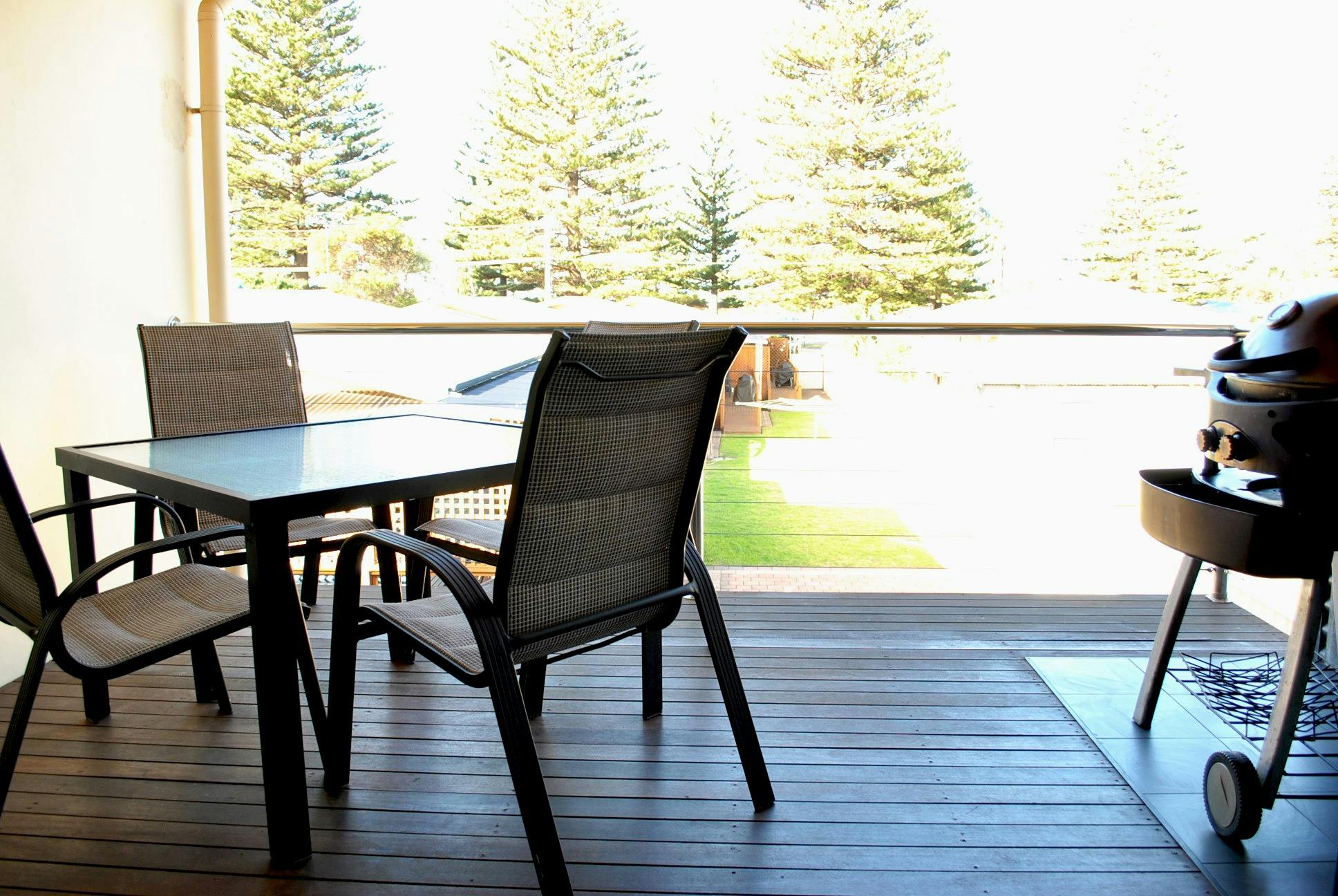 Enjoy a BBq on the deck