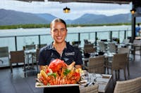 Kate with Seafood Platter