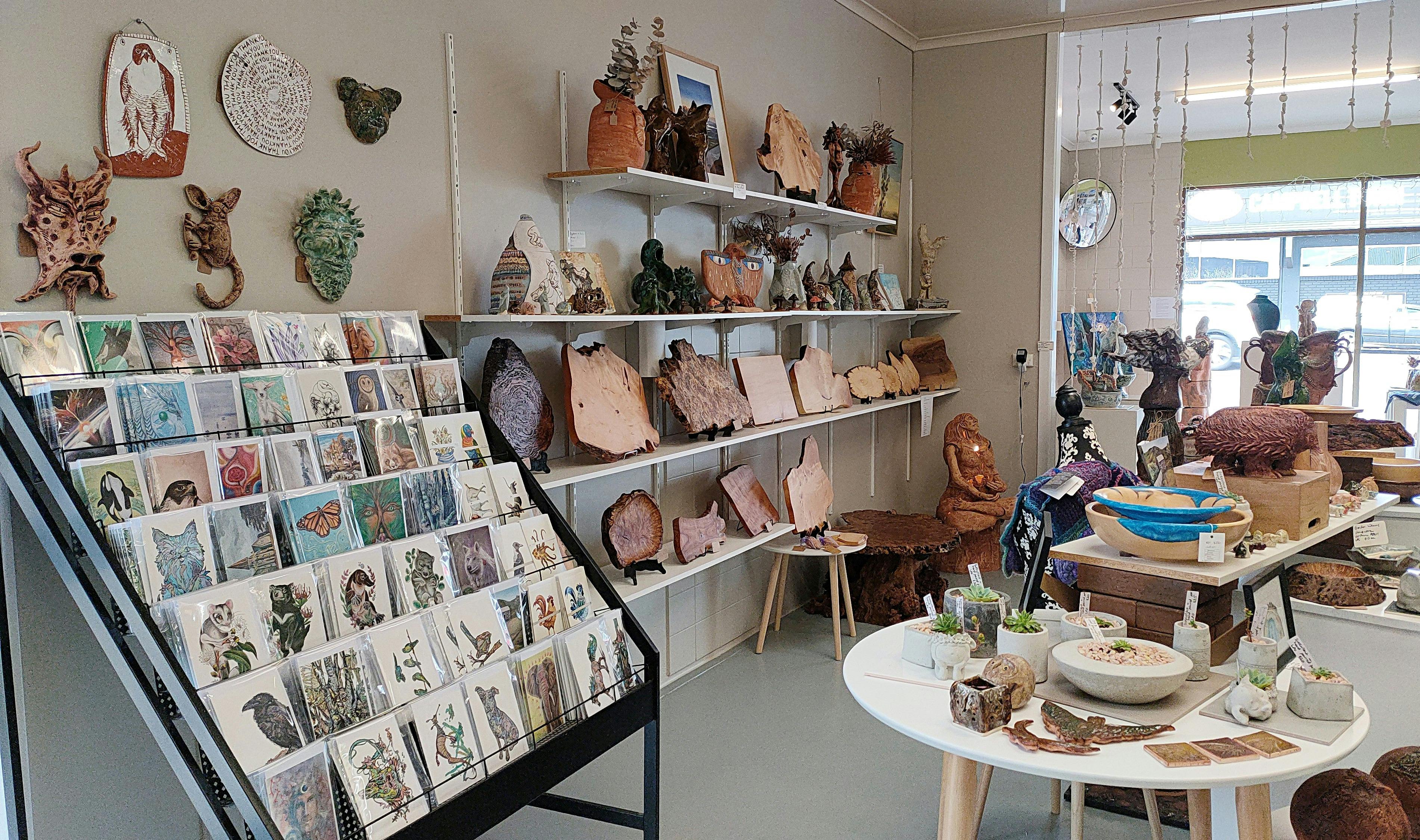 art, wood, greeting cards, pottery, sculpture, handmade, Tasmanian