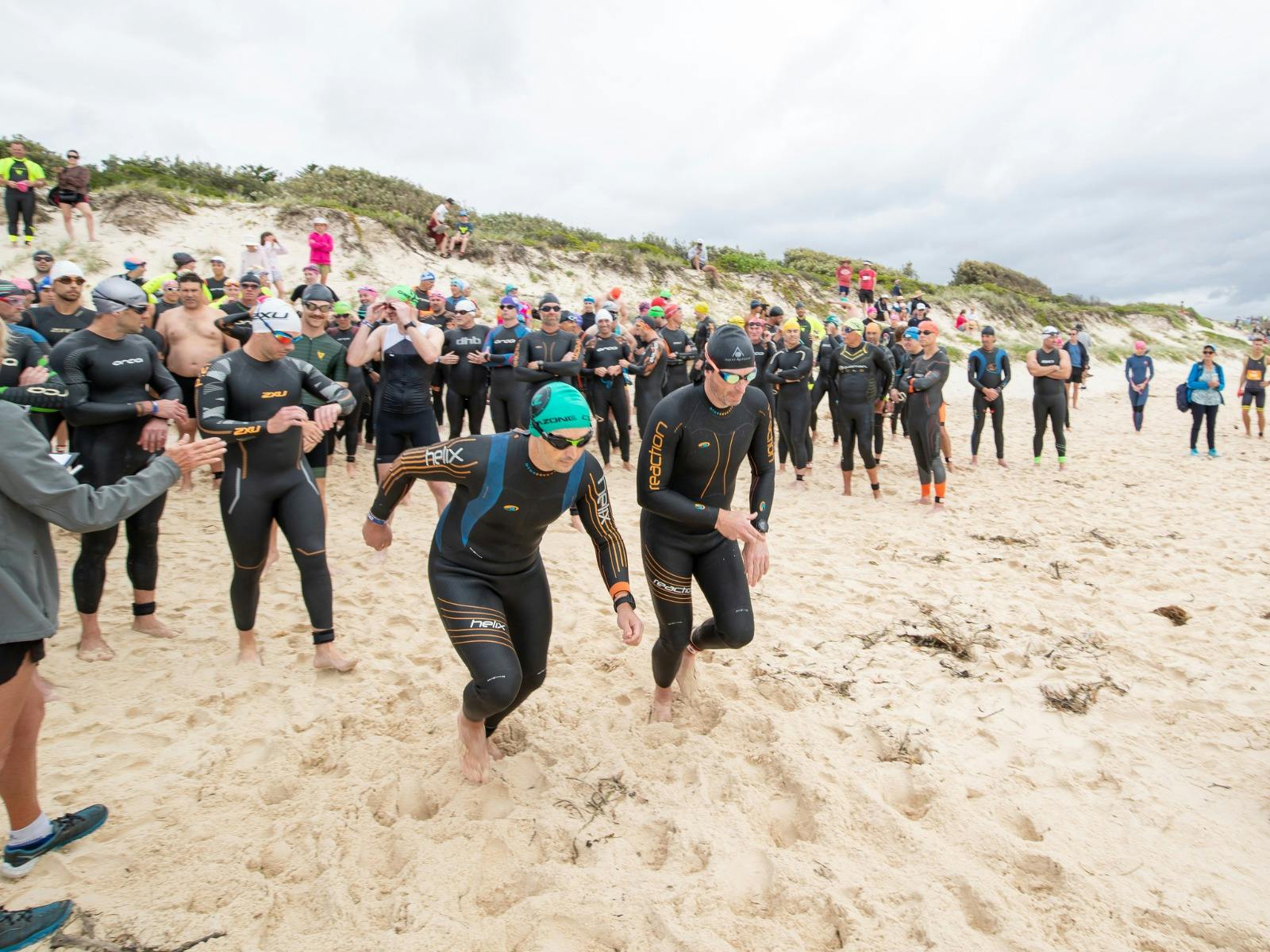 Hawks Nest Tri Swim Start