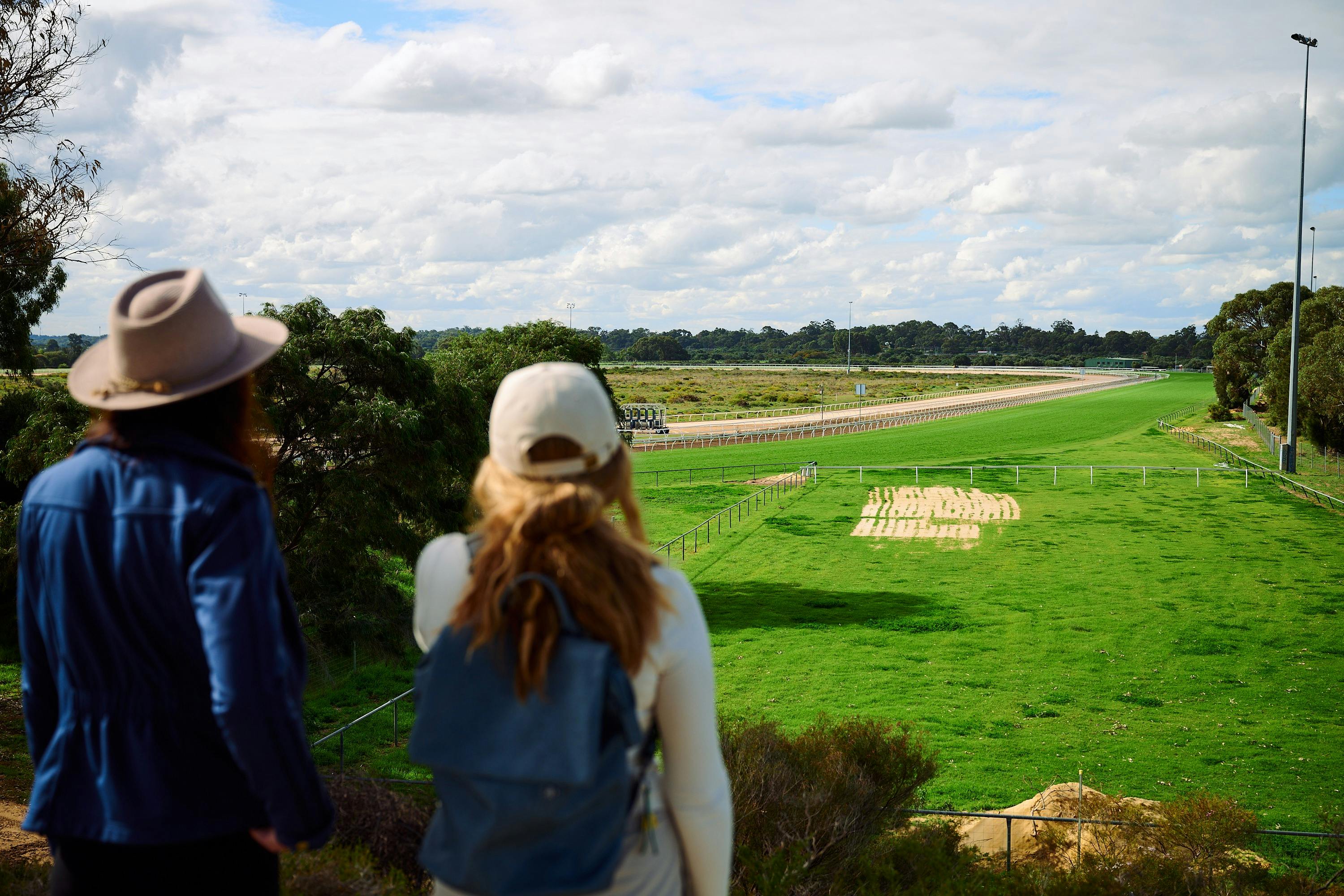 View of the Lark Hill Thoroughbred Training Complex