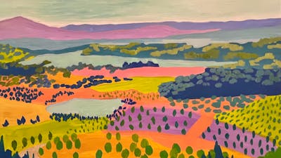 painting of Canberra