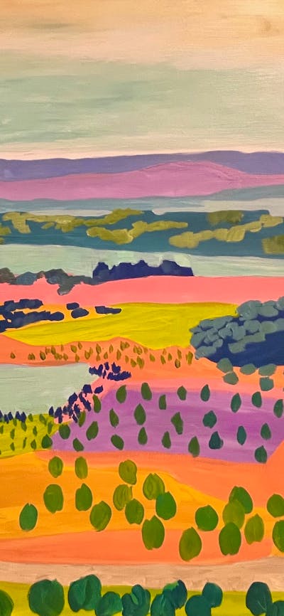 painting of Canberra