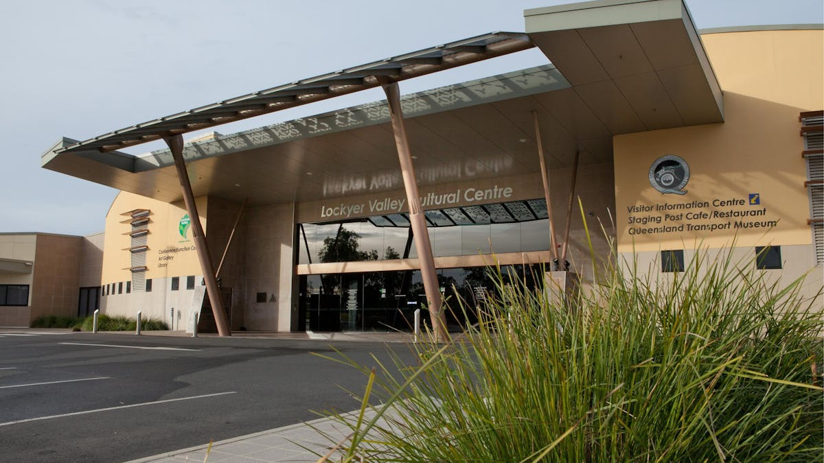Front of building