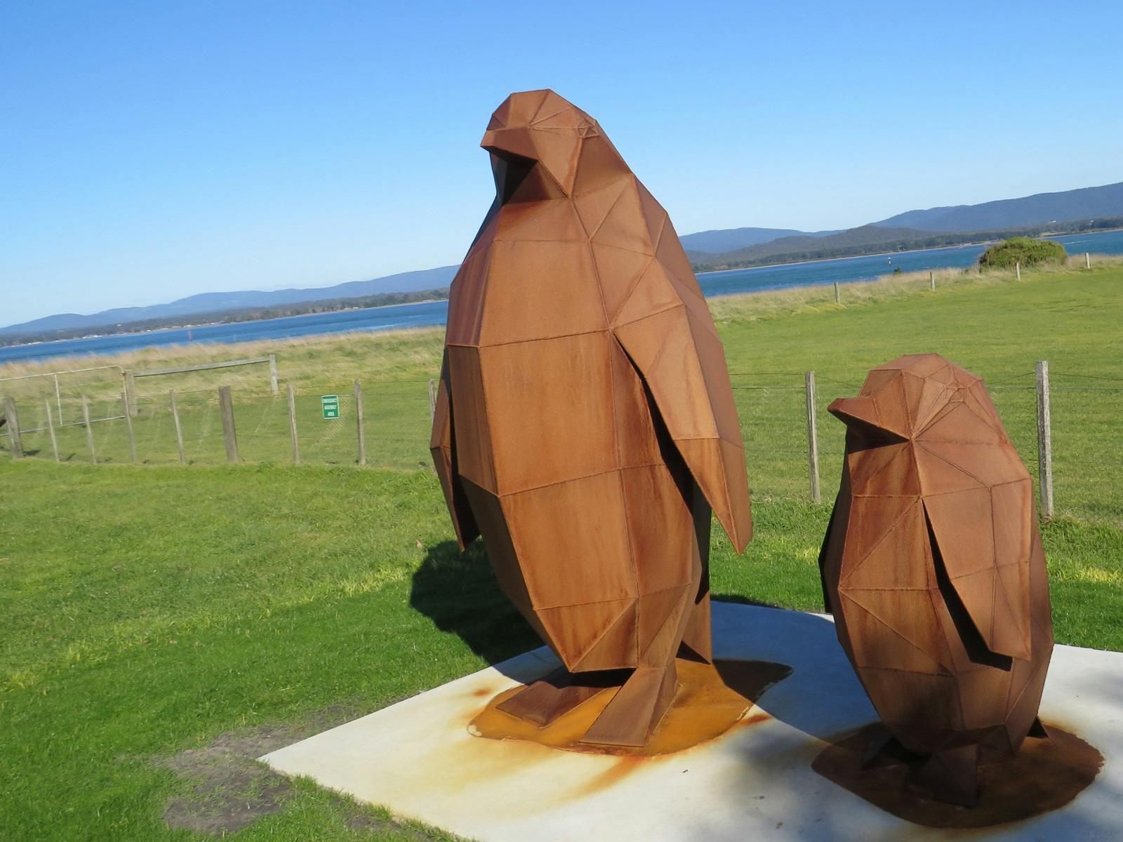 The turn of the big penguins looks like he is thinking "Are you looking at me ? "