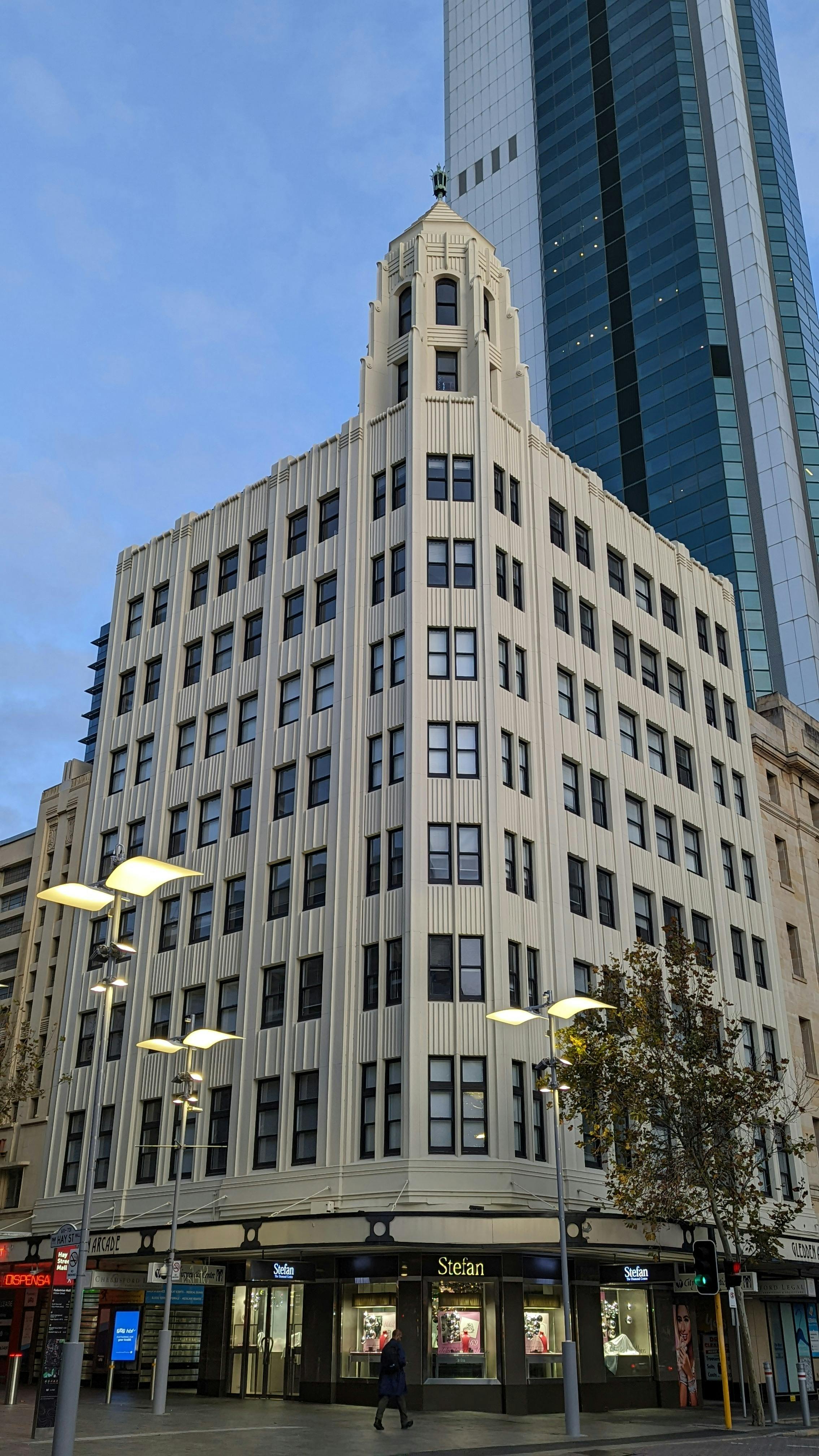 Uncover the story behind Perth's first art deco building - once its tallest!