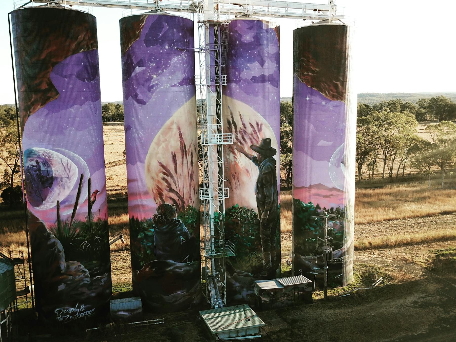 Three Moon Silo side view