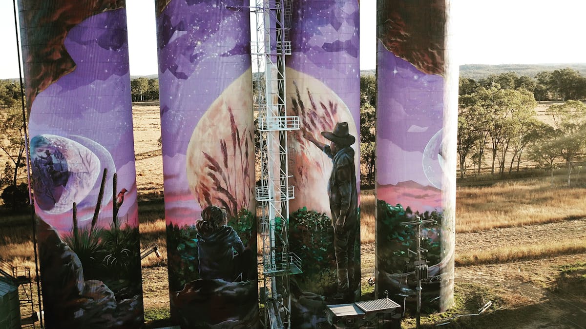 Three Moon Silo side view
