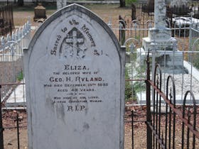 Detail of gravestone.