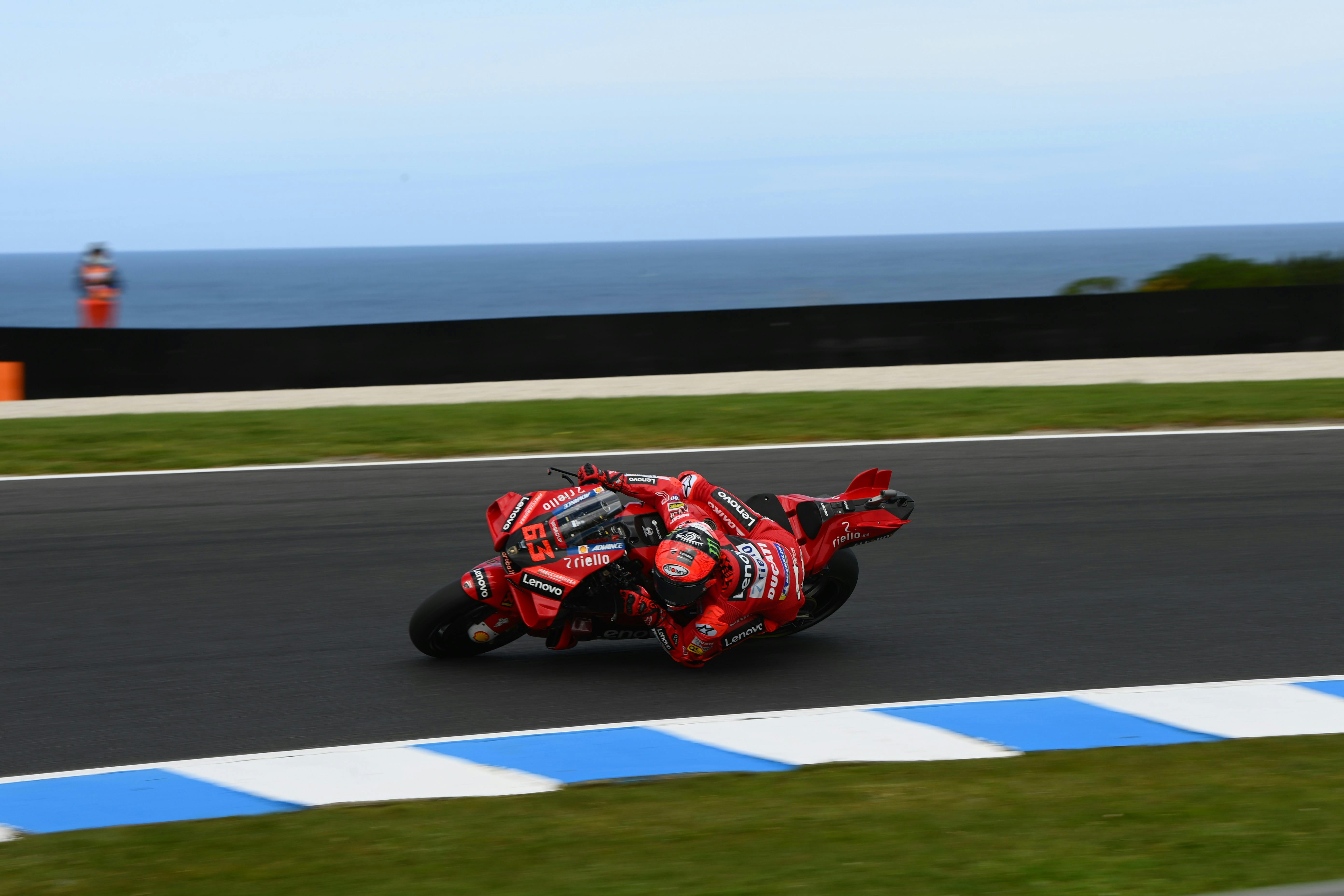 MotoGP rider during the Australian Motorcycle Grand Prix