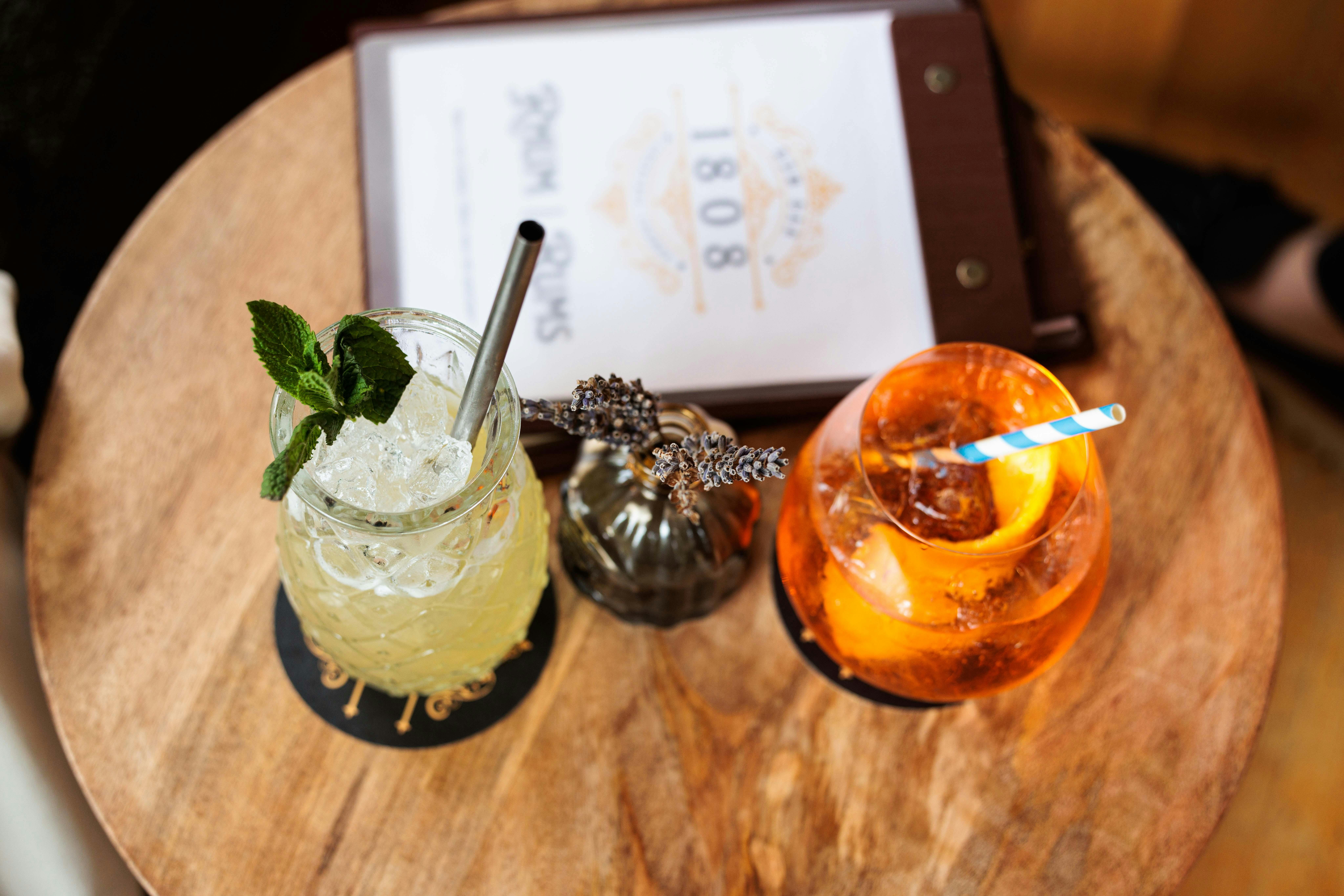 Cocktails at 1808 Lounge Bar