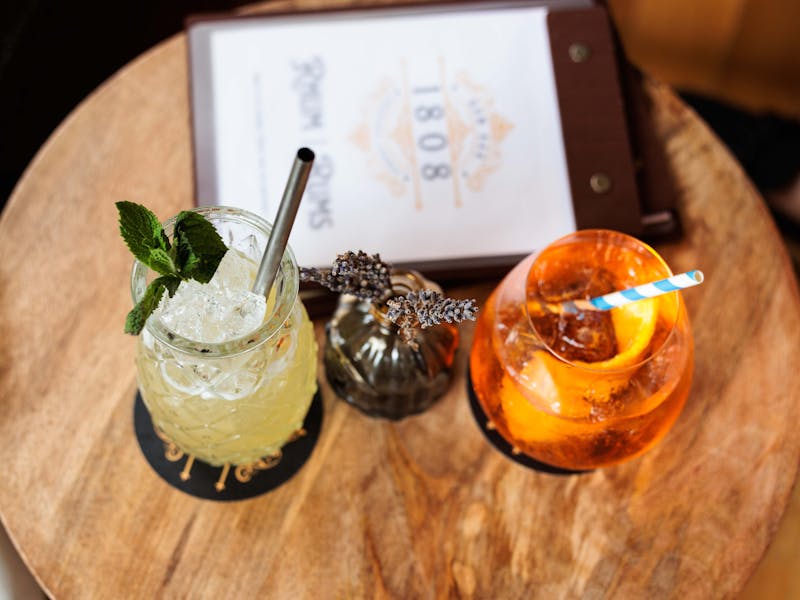 Cocktails at 1808 Lounge Bar
