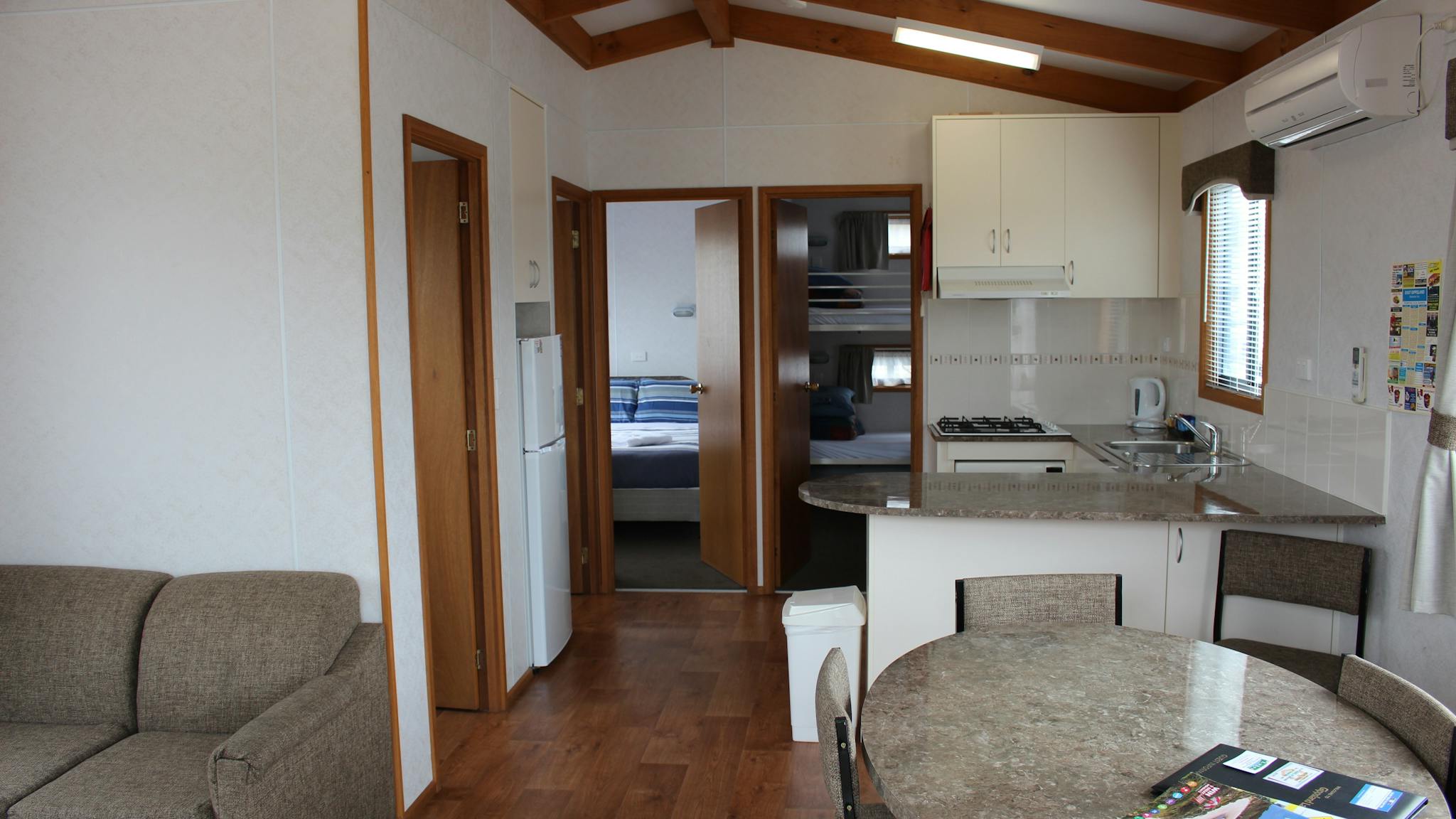 Interior of Deluxe Vila Cabin