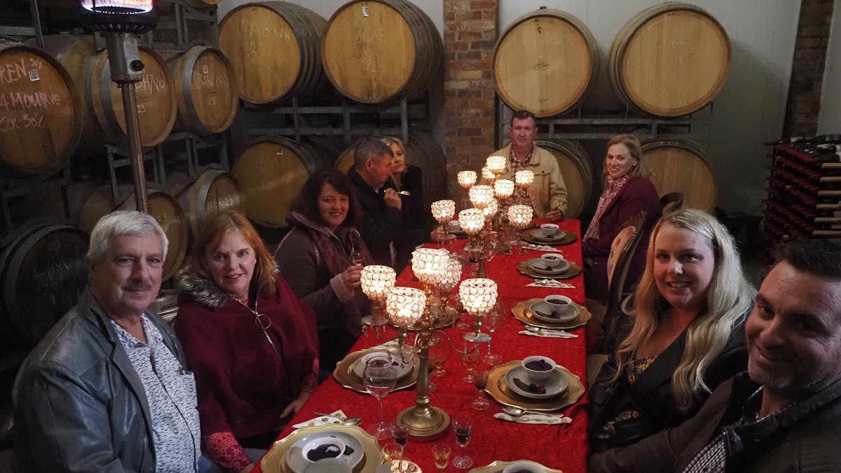 Heritage Wines of Stanthorpe Dinner in the Barrel Room