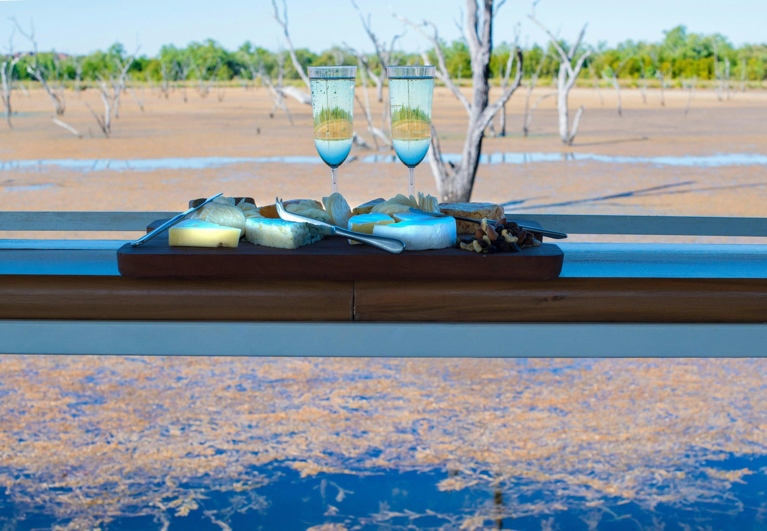 Champagne and cheese - don't mind if we do!