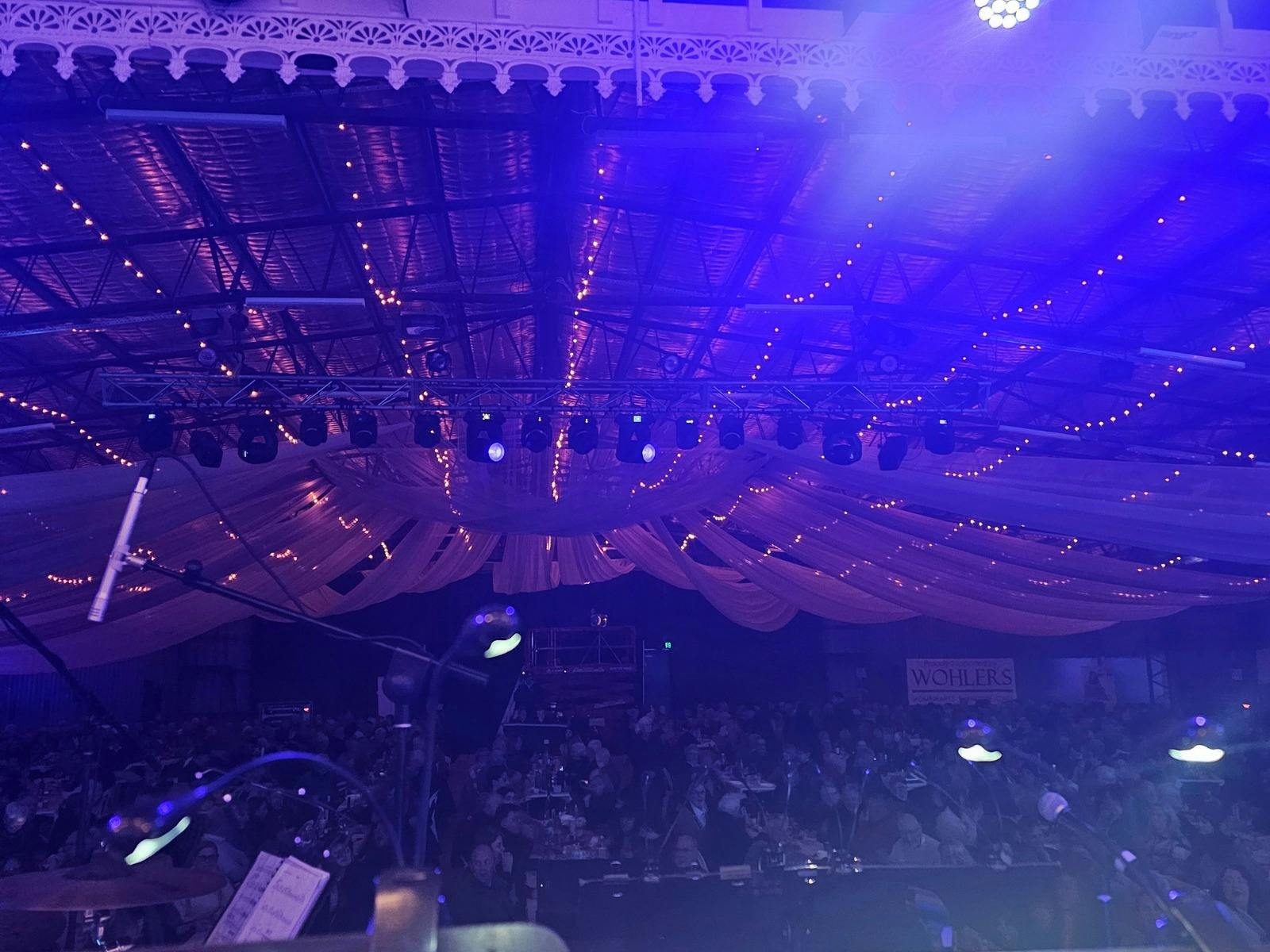View from the stage