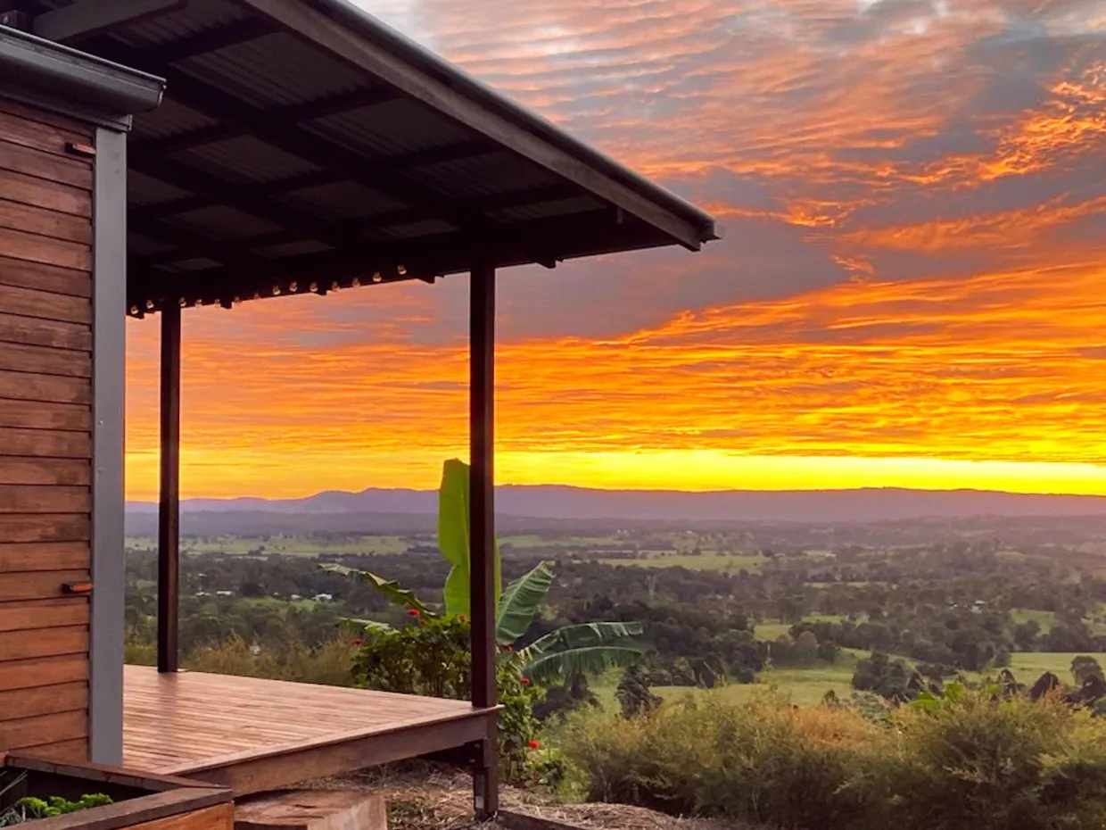 Tiny Home at Organic Avocado Eco Farm Stay Sunshine Coast