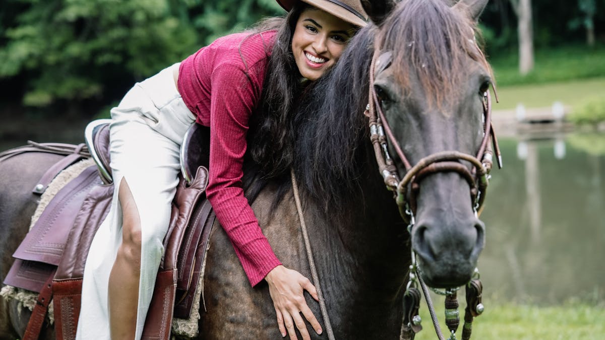 horse riding