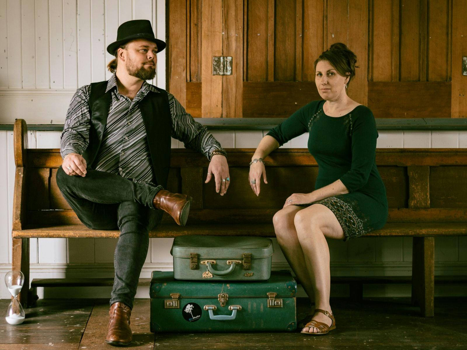 South Coast Duo Blue Mallee, jazz and blues performers.