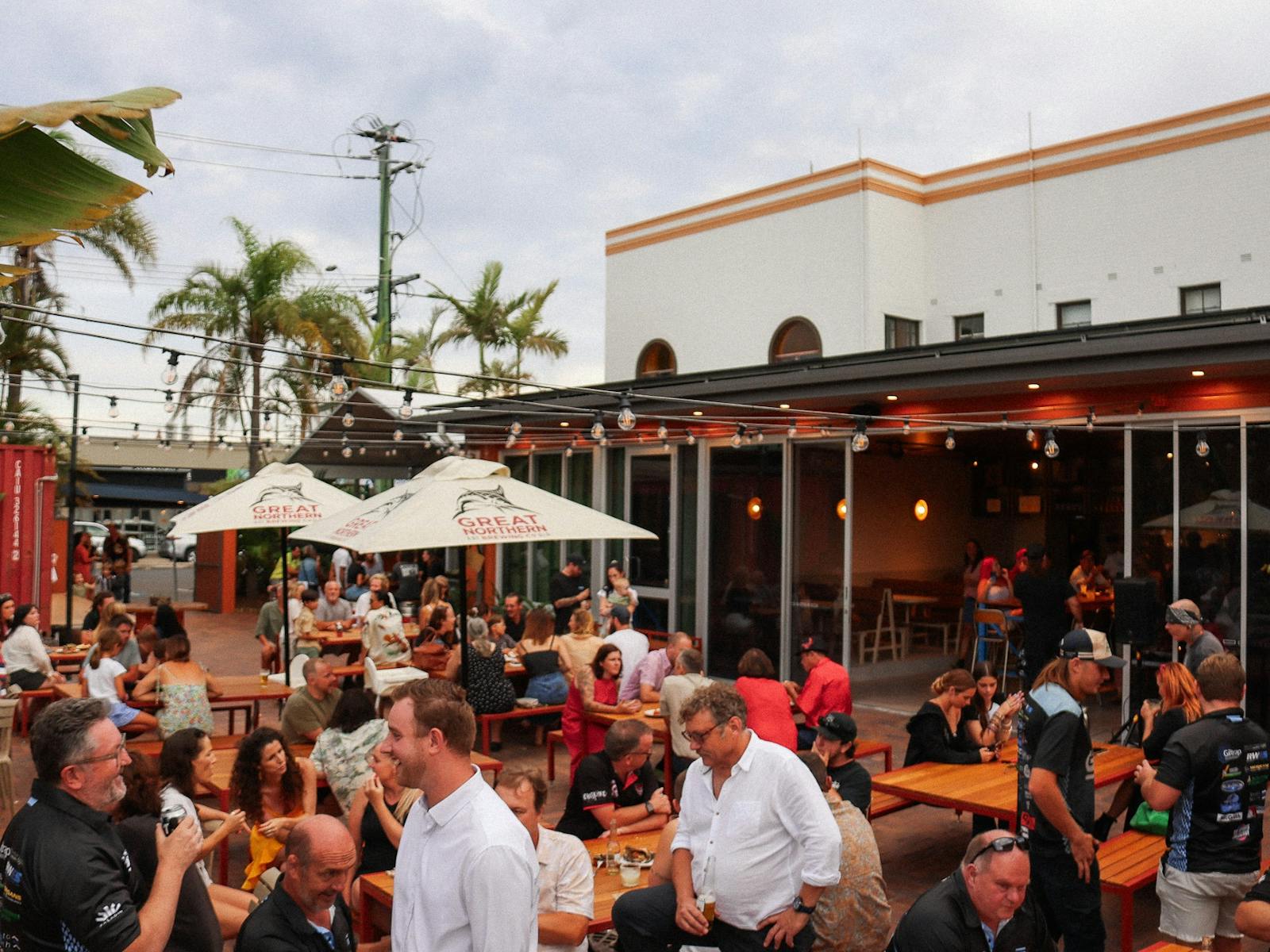 Beer garden of Cantina