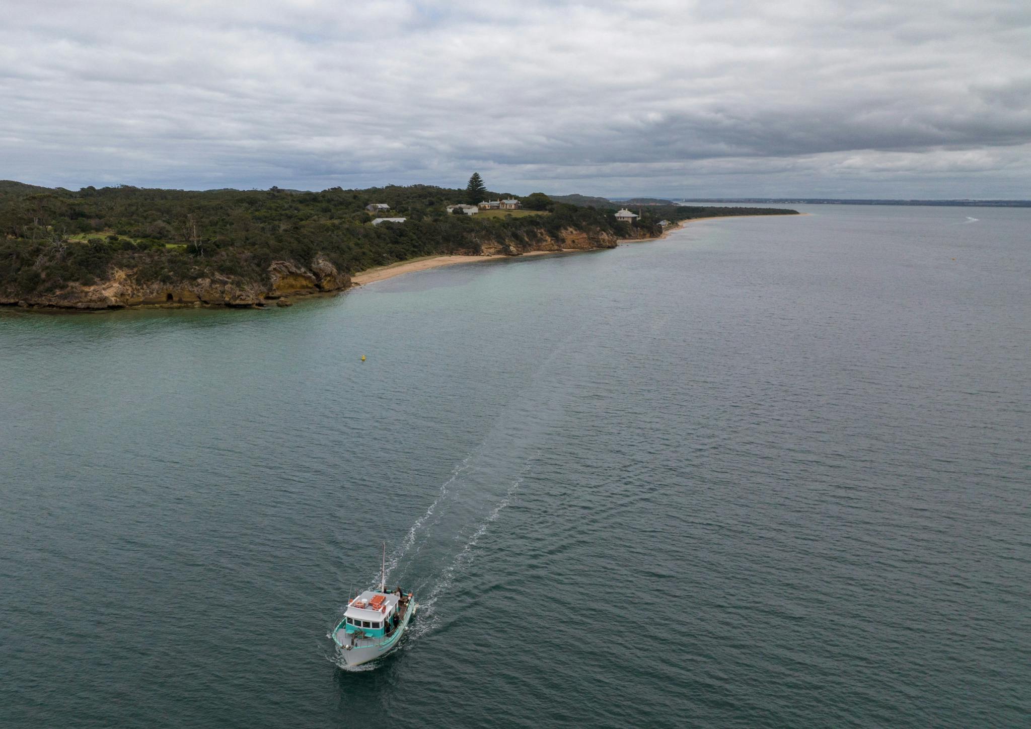 Polperro cruising in Port Phillip Bay