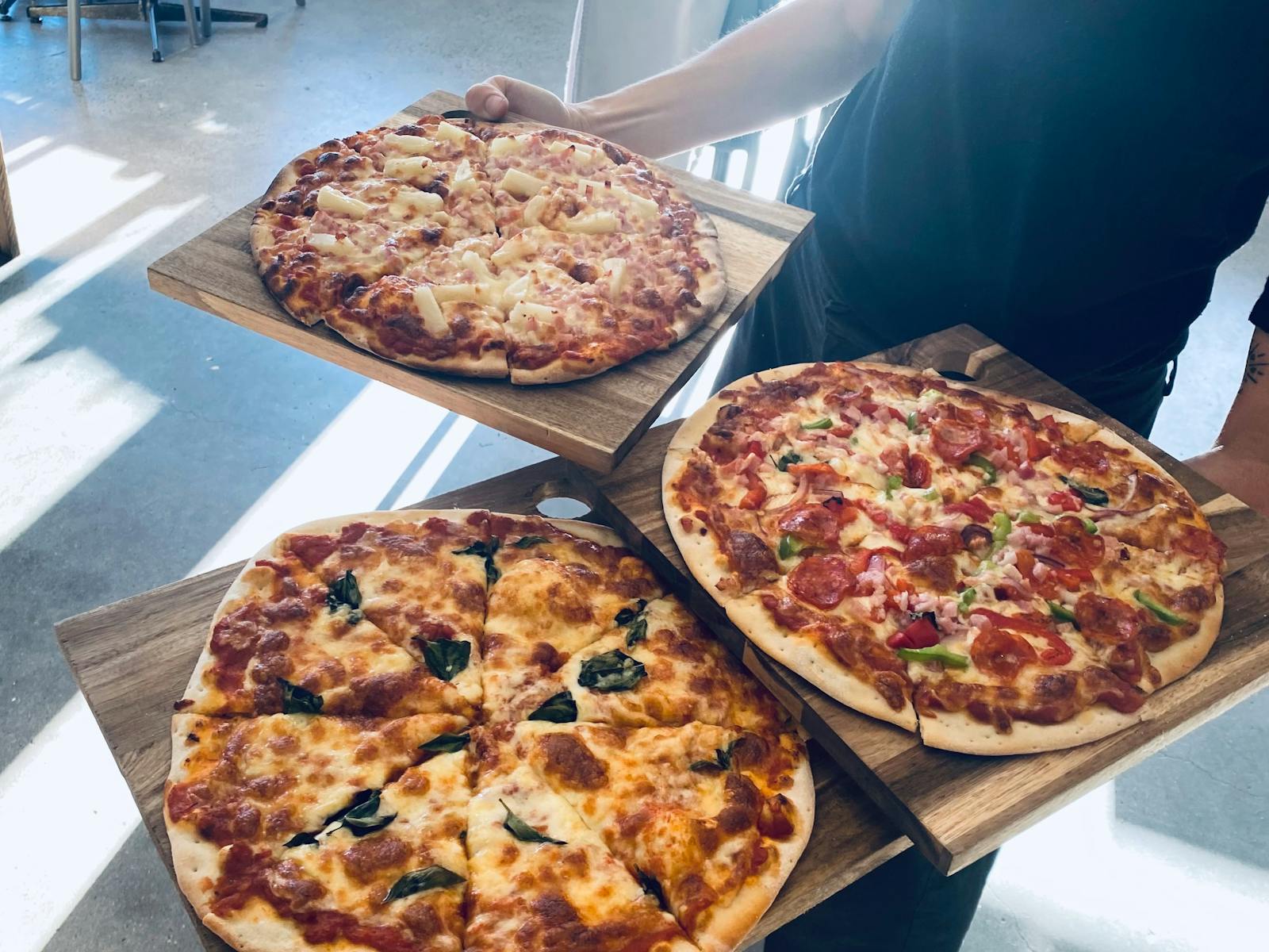 Pizza nights, Thursday to Saturday