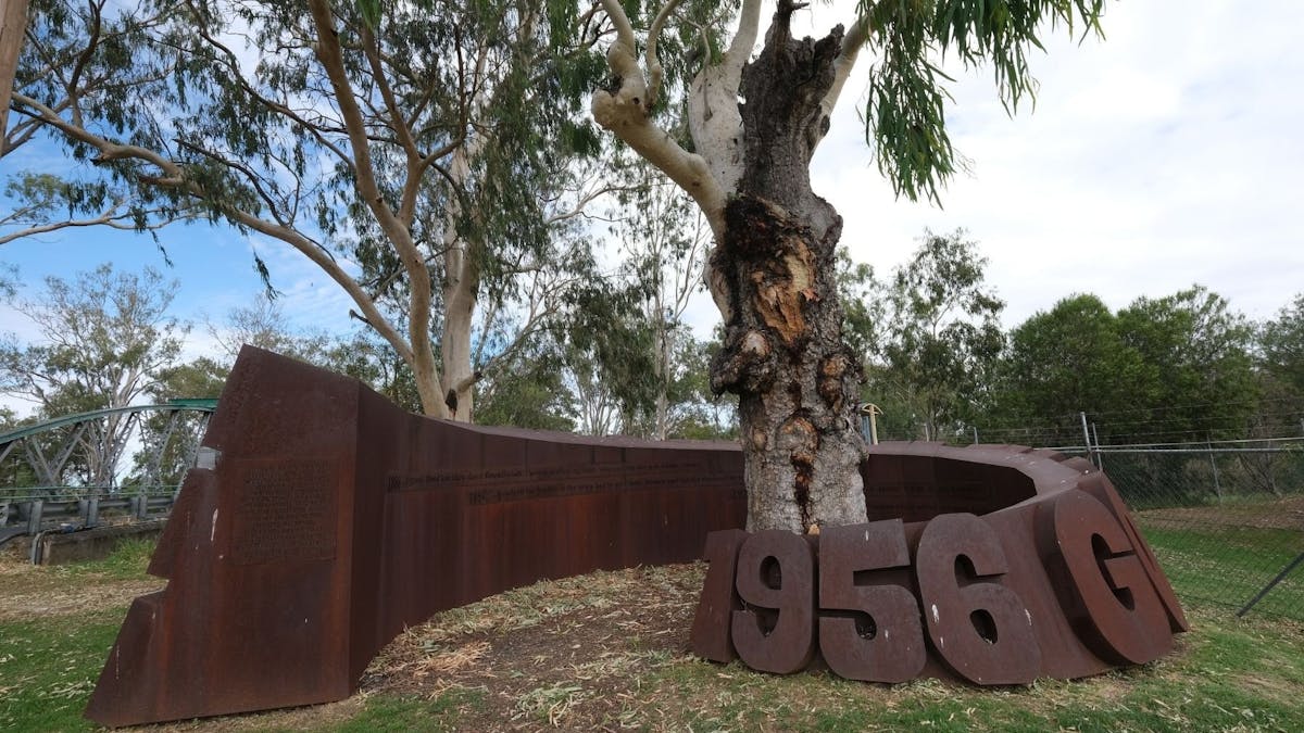 Levee Bank Monument