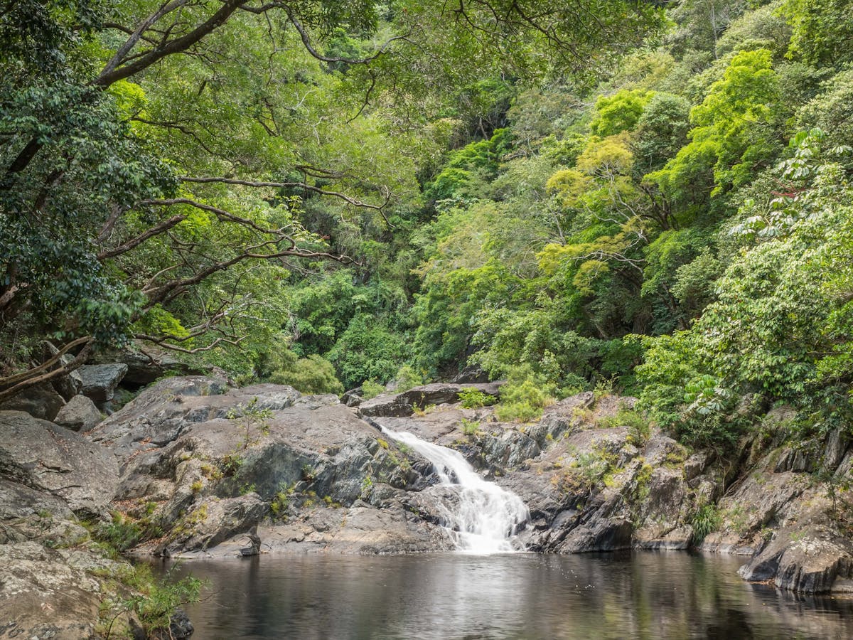 Rock pools Spring Creek Falls