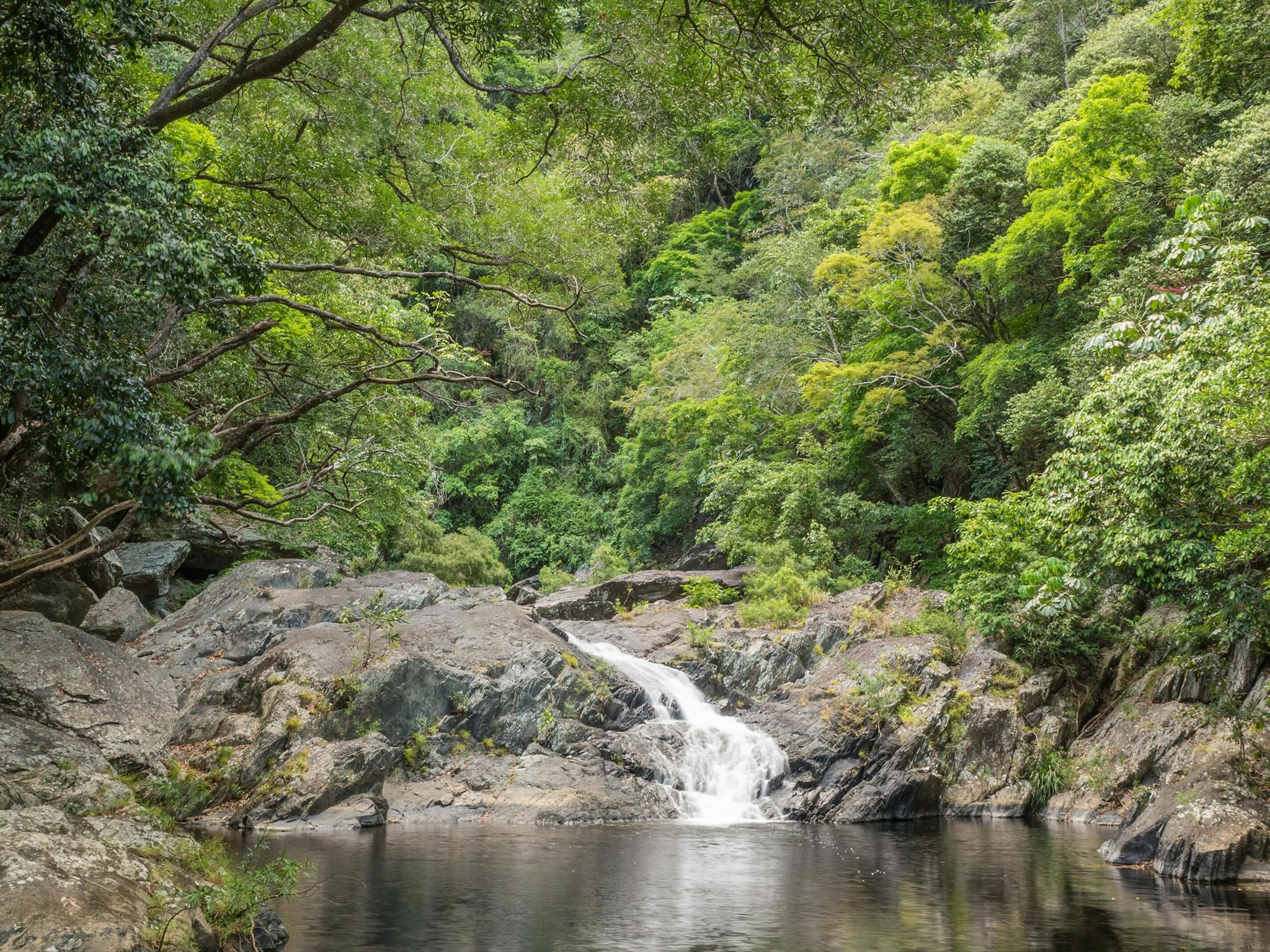 Rock pools Spring Creek Falls
