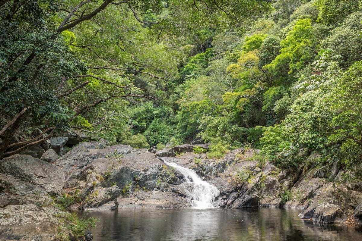 Rock pools Spring Creek Falls