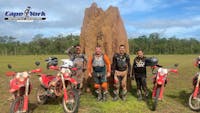 Massive termite mounds mark the Cape.