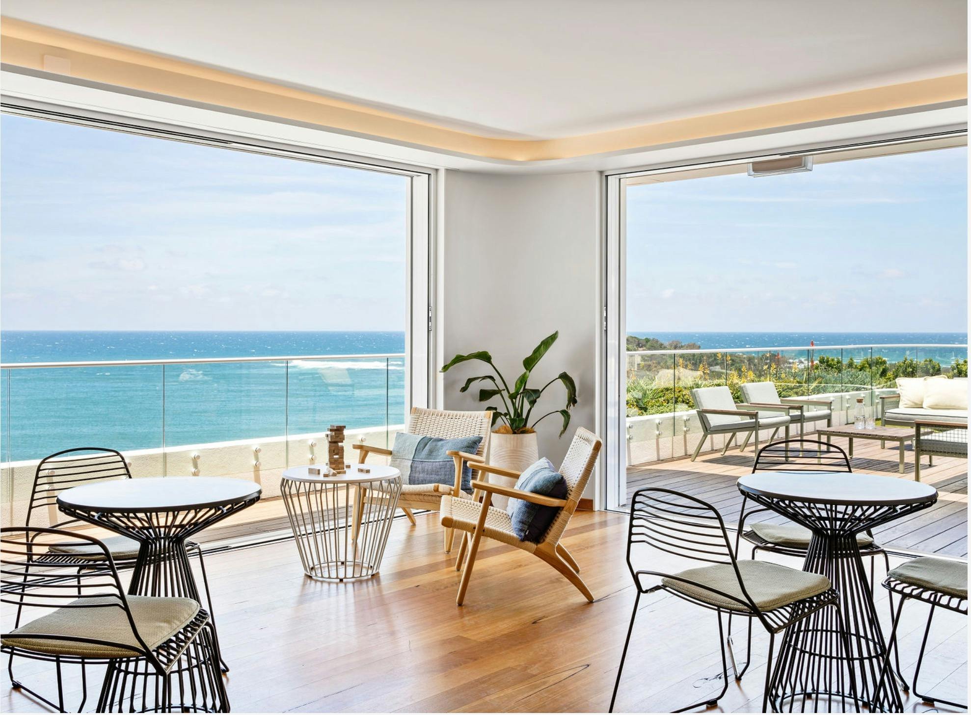 Innenlounge auf dem Dach