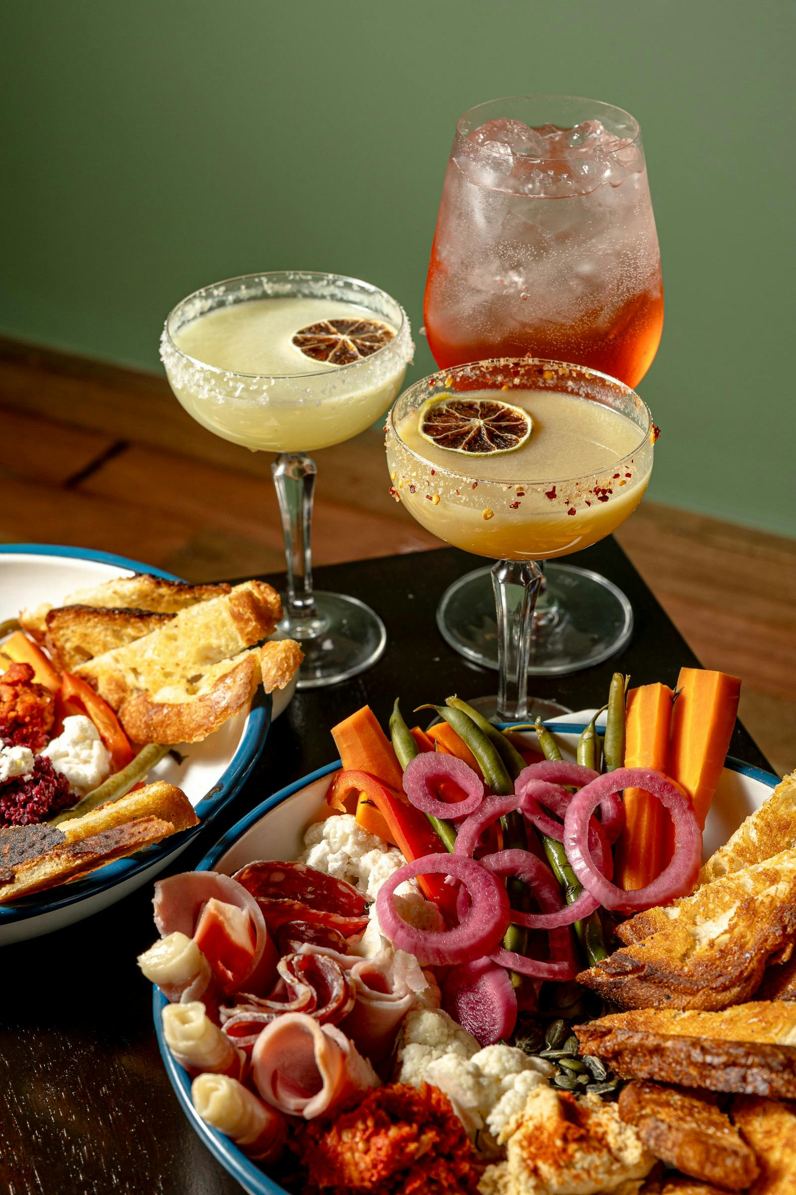 Charcuterie boards & cocktails
