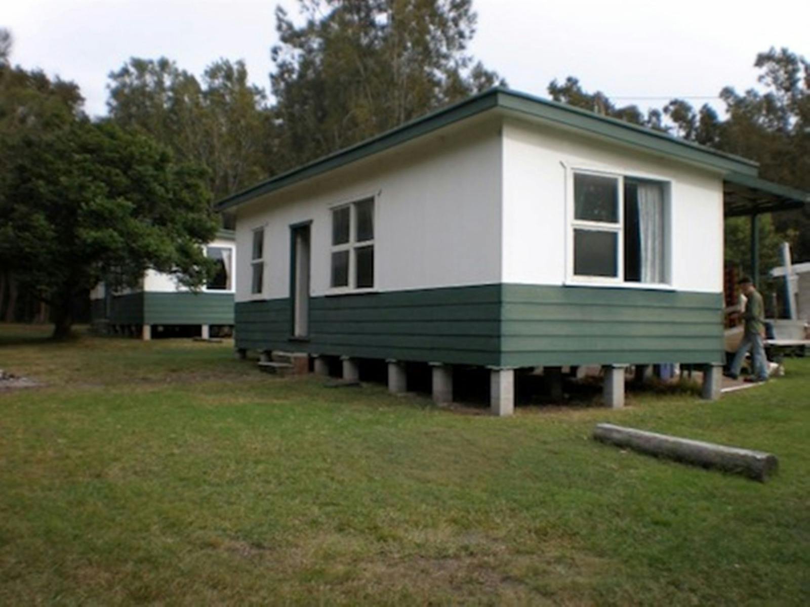 These cabins were built fifty years ago out of second and third hand materials by rank amateurs !