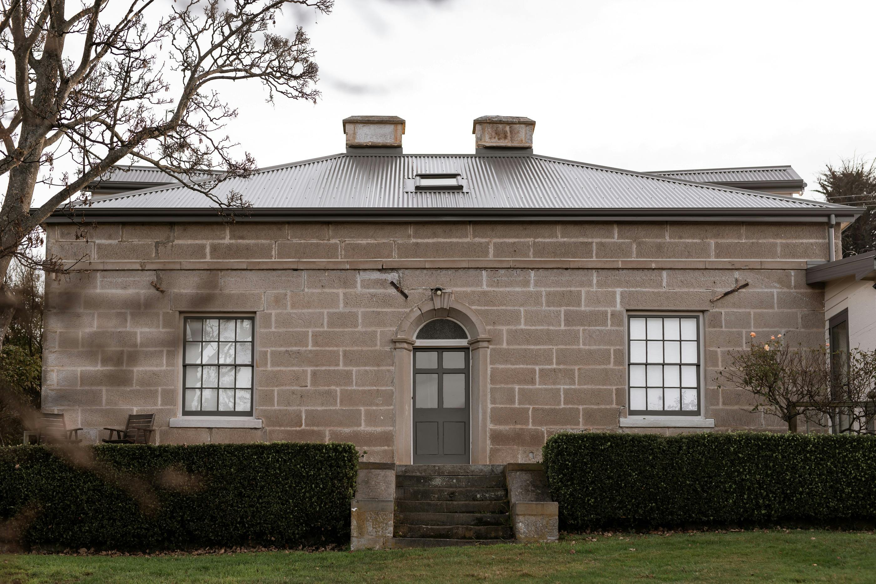 Photo of front entry of house