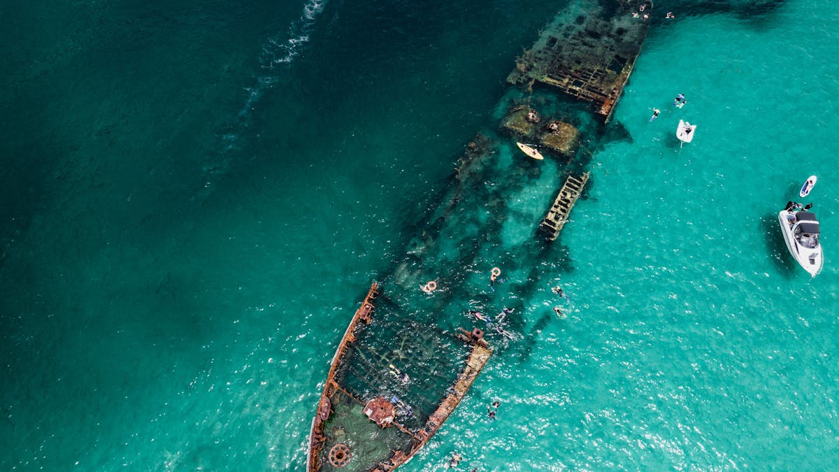 snorkelling on tangalooma wrecks
