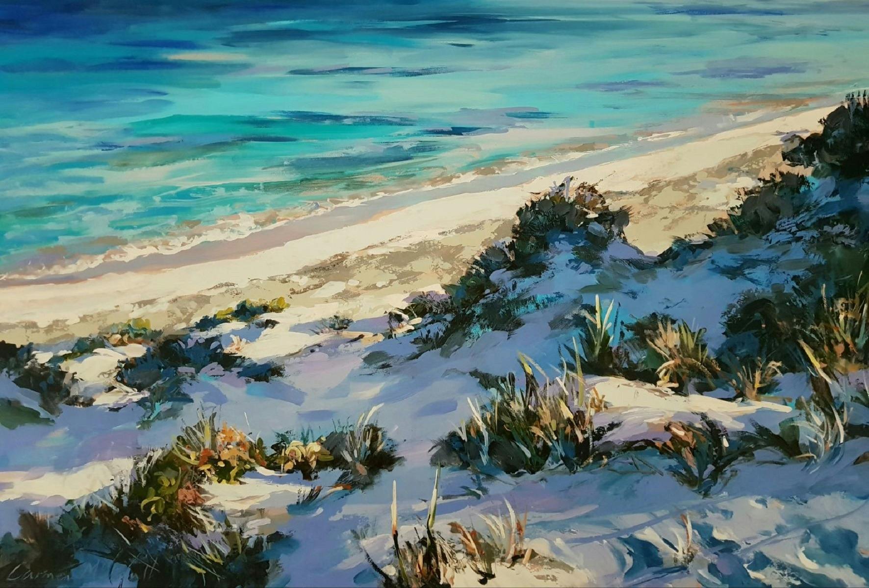 A beach painting
