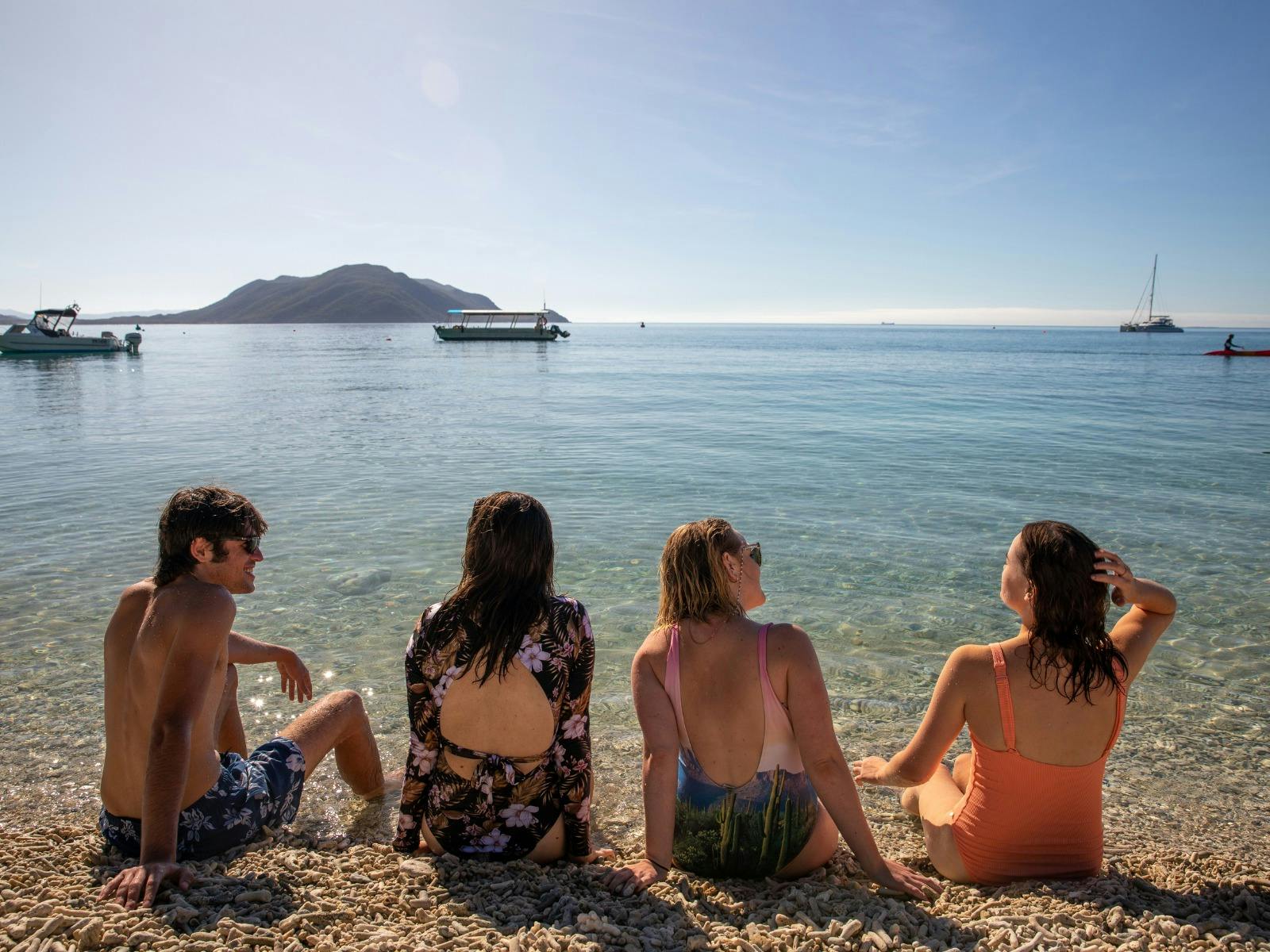 Fitzroy Island Including  Snorkel & Glass bottom Boat Tour