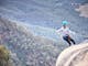 Abseiling off Echo Point Lookout on Mount Buffalo