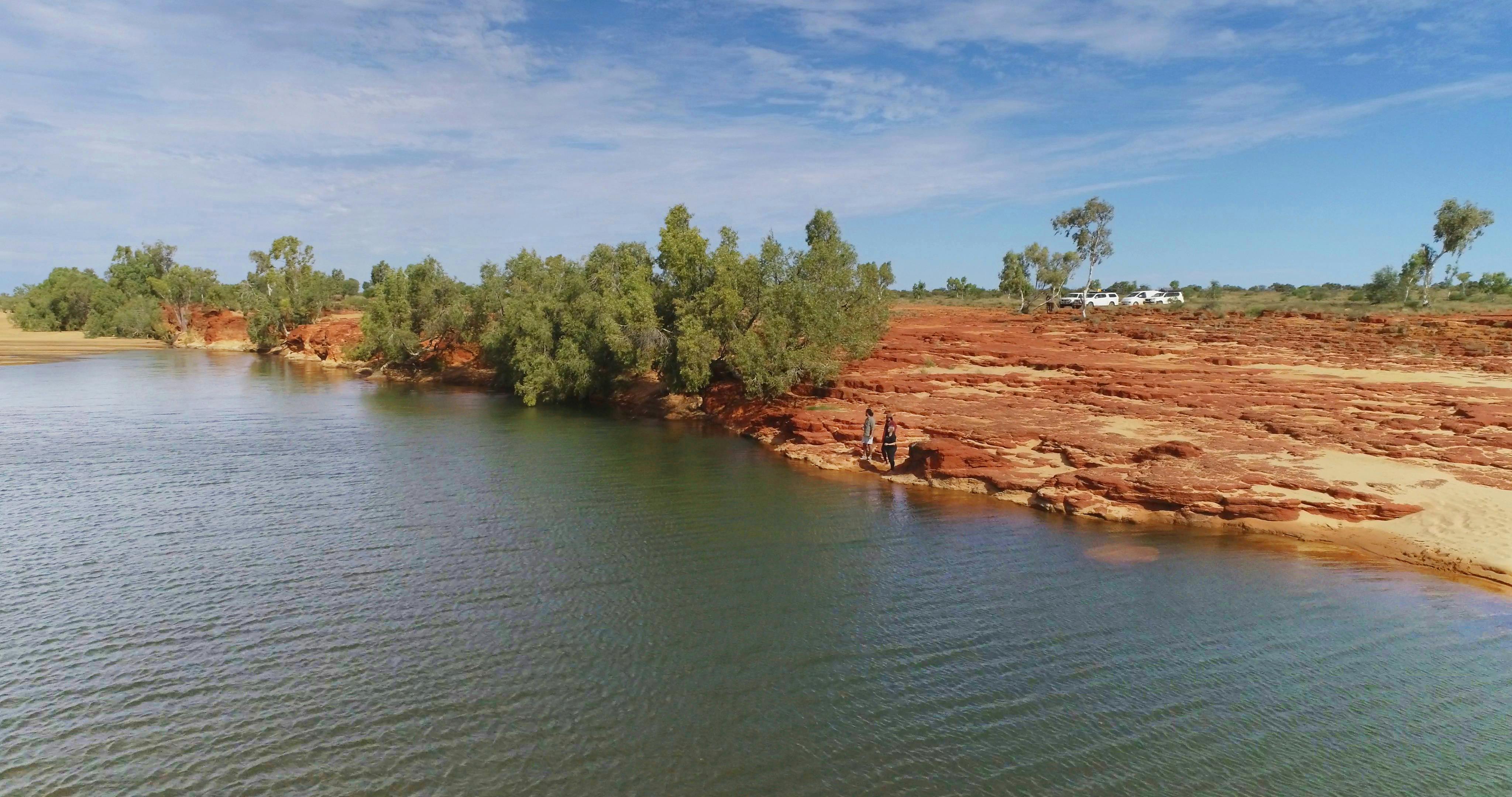 Take part in a sand ceremony and be welcomed to Yinggarda Country in traditional language.