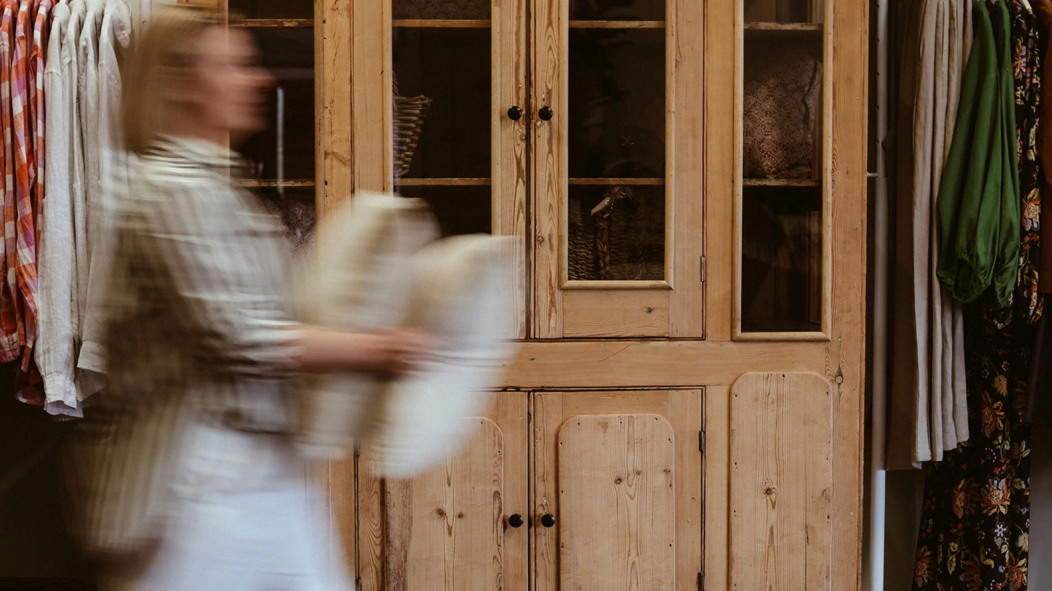 Antique display retail cupboard