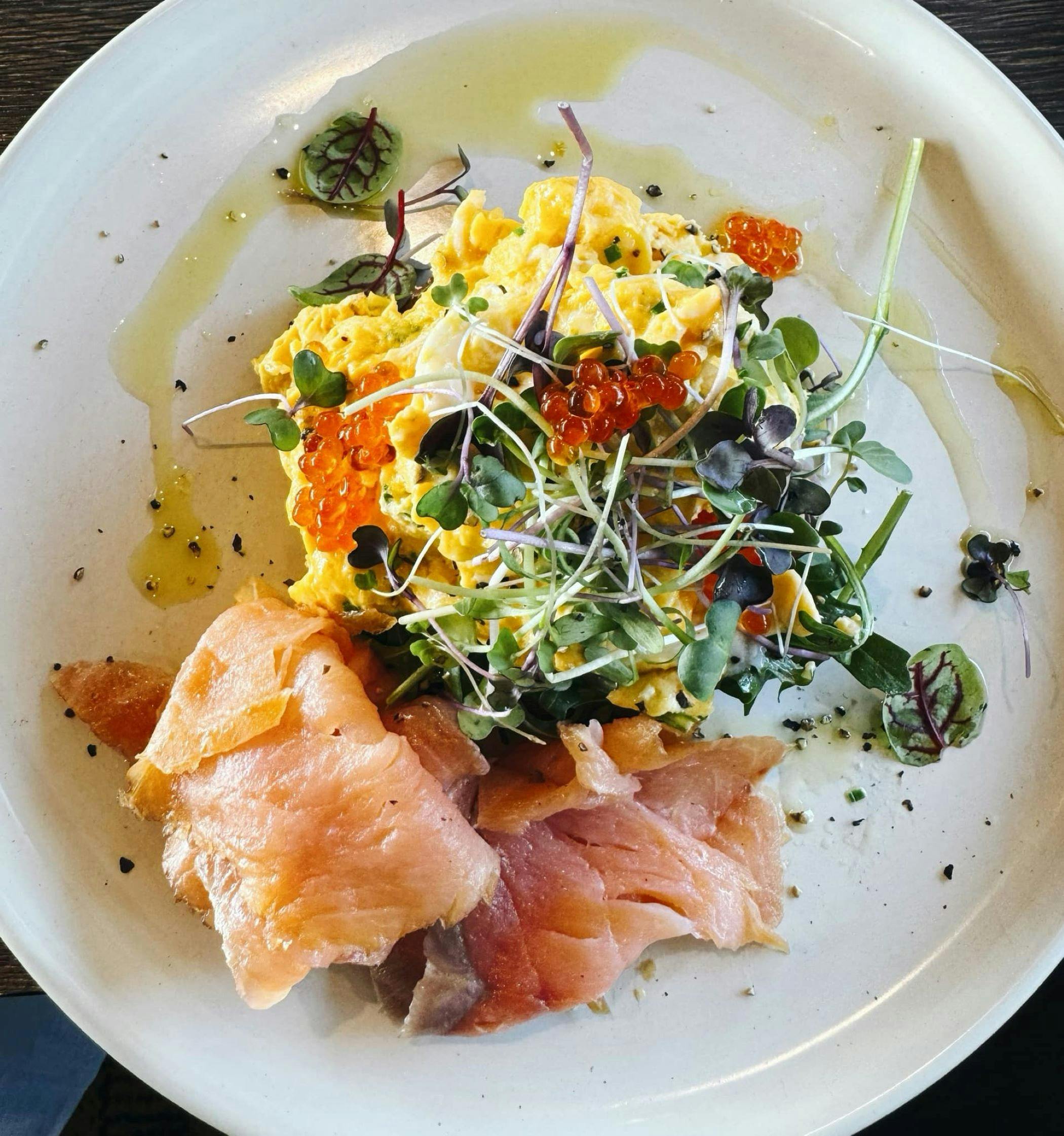 Salmon dish